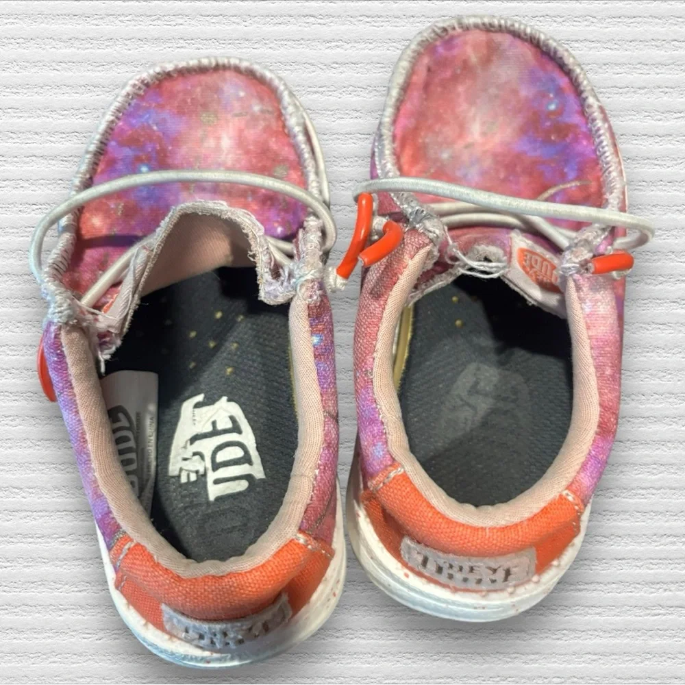 Hey Dude Youth Wally Galaxy Shoes